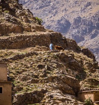 Berber villages toubkal valleys